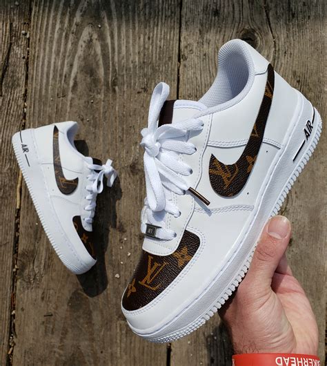 air force 1 louis vuitton drippy custom nike